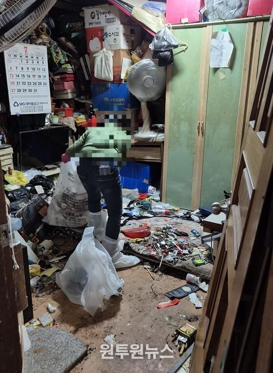 의정부시 가능동, 저장강박증 가구 주거환경 개선사업 실시