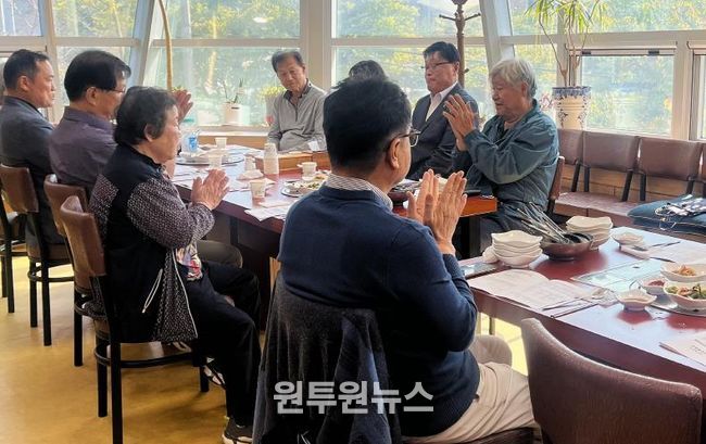 평택시 안중출장소, 서부 5개 읍면 경로당협의회장과 간담회 개최