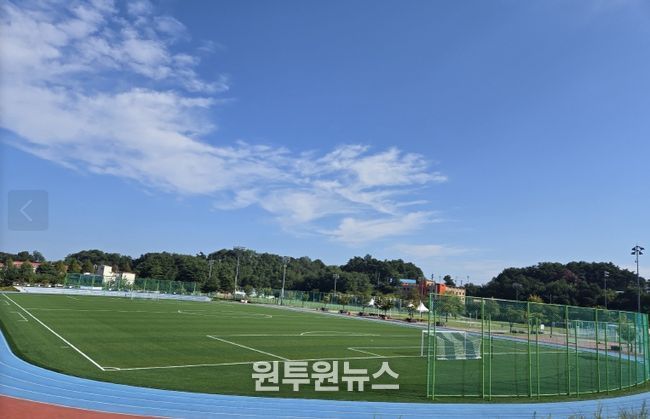 강릉 강남축구공원 1구장, 15년 만에 ‘KFA 1등급’ 경기장으로 재탄생