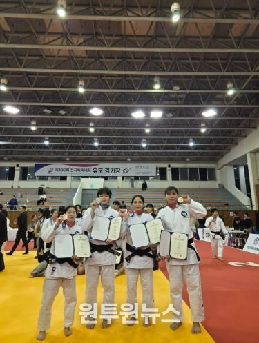 고창군청 여자유도부, 제106회 전국체육대회 은1‧동3 획득 쾌거