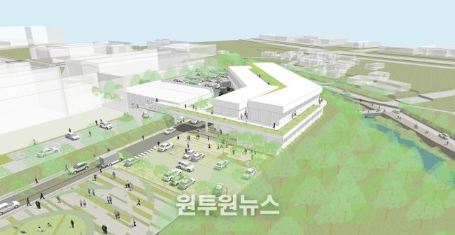 천연물소재 전주기 표준화 허브센터 조감도(안)