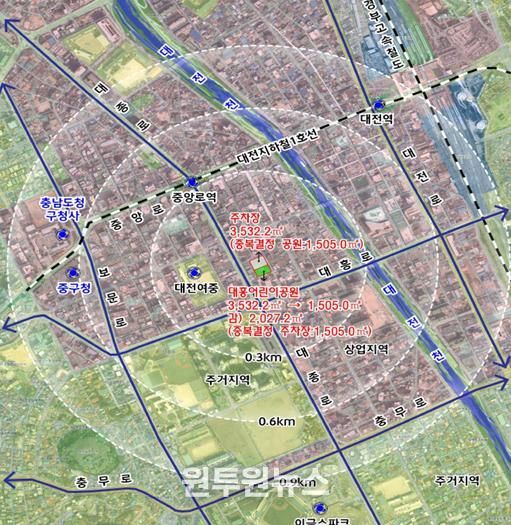 상생주차장 위치도