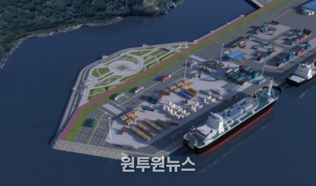 제주외항 2단계 개발사업 조감도