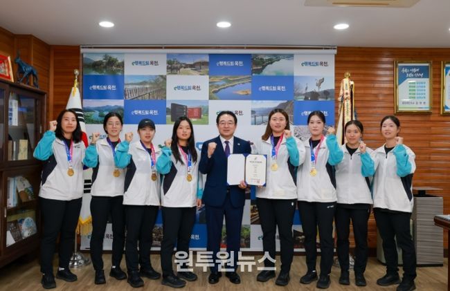 옥천군 실업팀 3관왕 석권