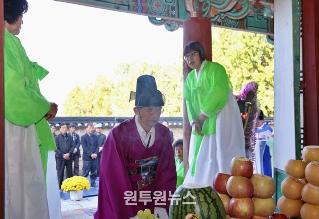 장수군 탄신 451주년 의암주논개 제례봉행