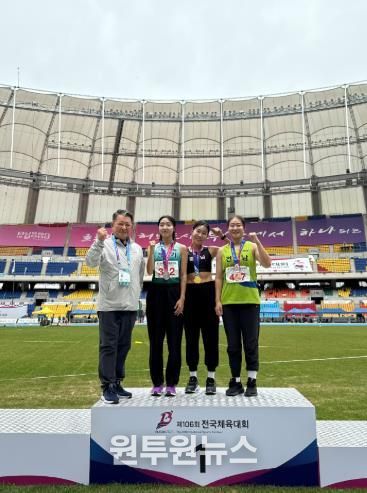 광양시청 직장운동경기부, 제106회 전국체육대회서 시 위상 빛냈다 - 체육과(육상 100m 허들).