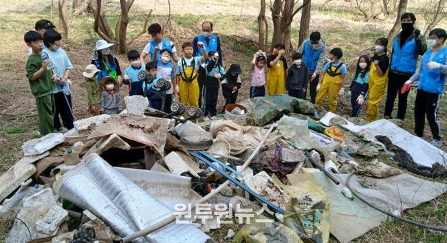 금반초_엄천강 주변 환경정화활동