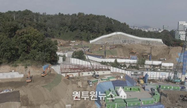 비산먼지 발생 사업장 드론 활용 점검(서초동)
