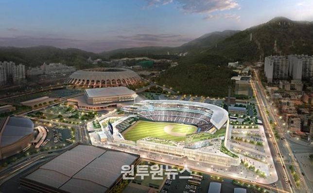 사직야구장 재건축 조감도