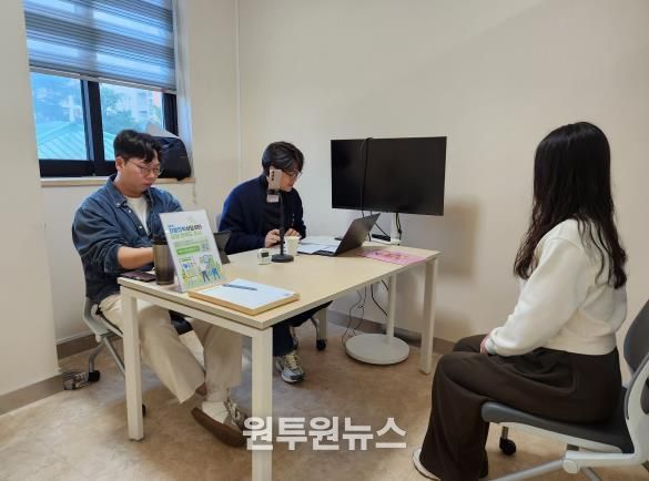 2026학년도 대입 수시 대비 모의면접이 이뤄지고 있다.