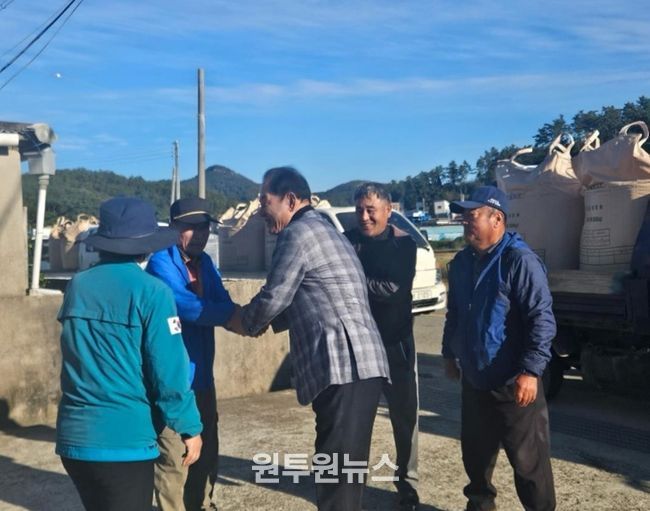 진도군, 2025년산 공공비축미 전남 첫 매입 시작