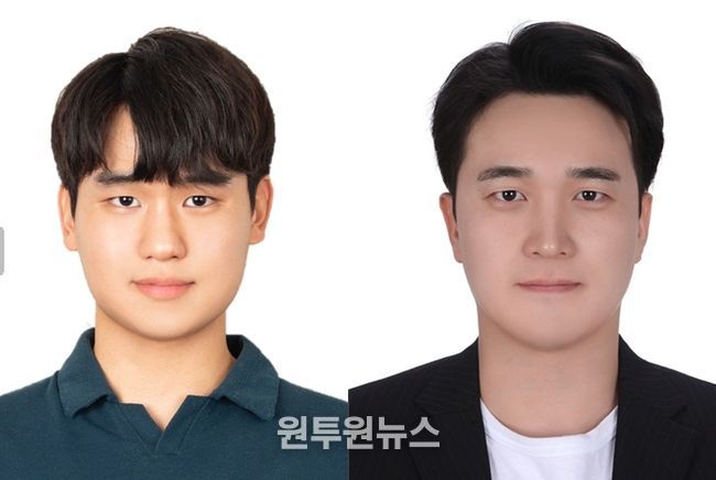 성재경 교수 연구팀(왼쪽부터 대학원생 고민석 씨, 성재경 교수).