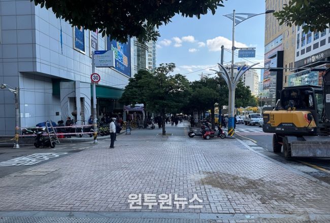부산진구, 부전역 앞 노점 정비 시행