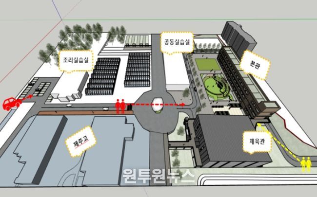 ‘(가칭)제주미래산업고등학교’ 조감도