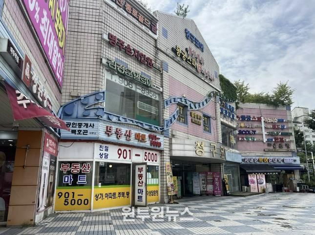 백석 청구코아 골목형 상점가