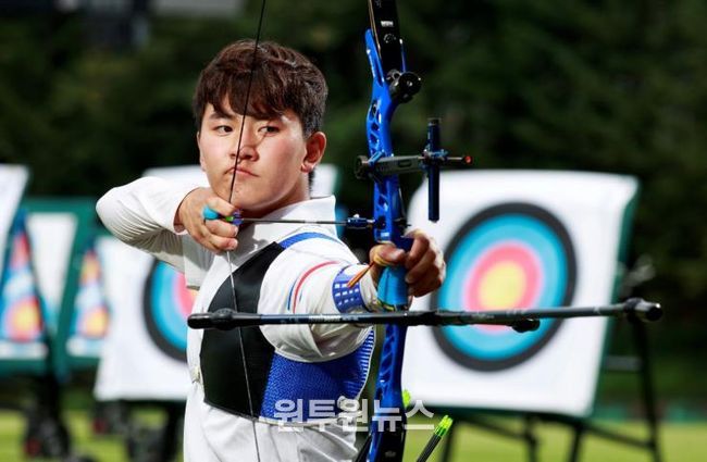 예천군청 김제덕・장지호 선수, 2026 양궁 국가대표 선발-김제덕.