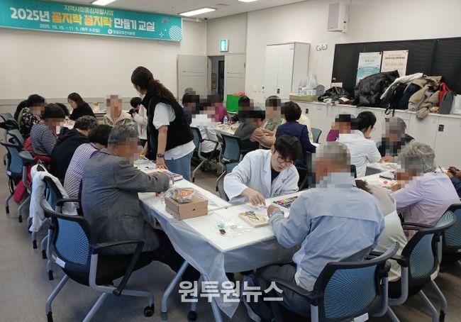임실군, 재가 장애인들을 위한 만들기 교실 운영
