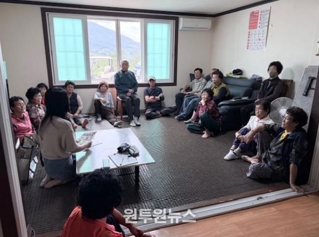 심뇌혈관질환 예방 교육 장면