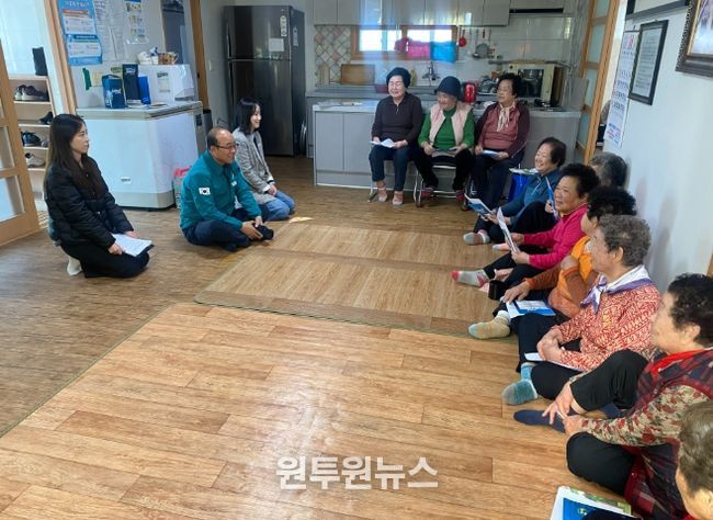 복지사각지대 발굴 및 고독사 예방을 위한 경로당 홍보활동