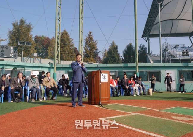 신상진 성남시장, ‘제21회 성남시장기 경기도 초중고 야구대회’ 개회식 참석
