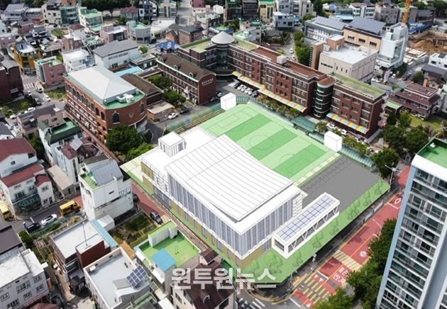 엄사초 학교복합시설 조감도