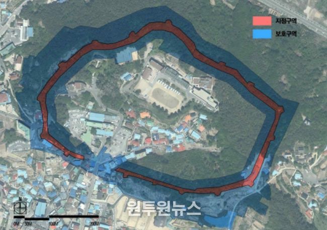 서천읍성 사적 지정(보호)구역 안