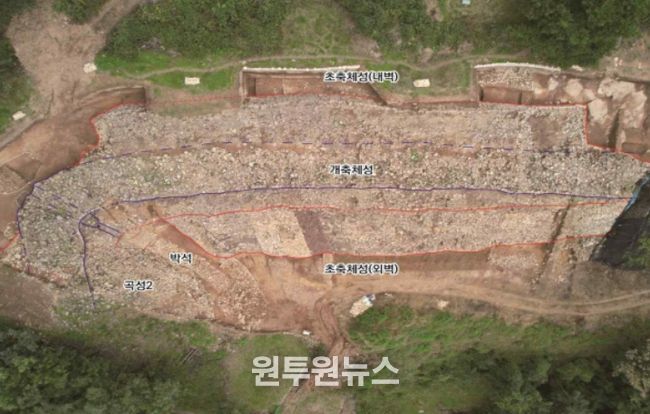 대구 팔거산성 3차 발굴조사 대상구역 전경(직상방)