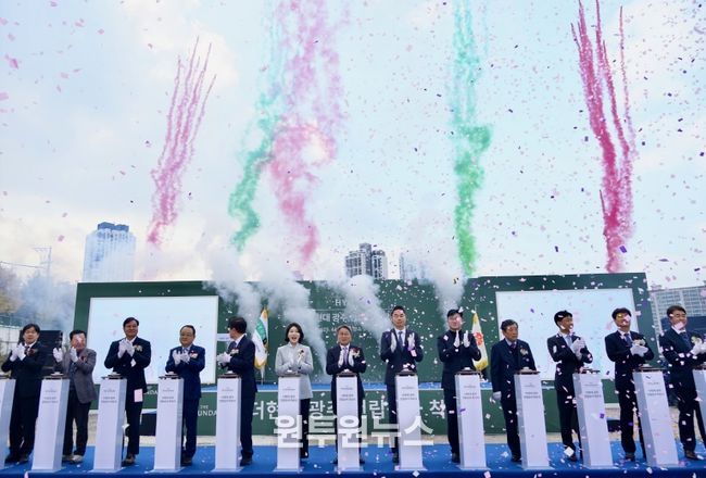 광주 최초 복합쇼핑몰 더현대광주 착공식