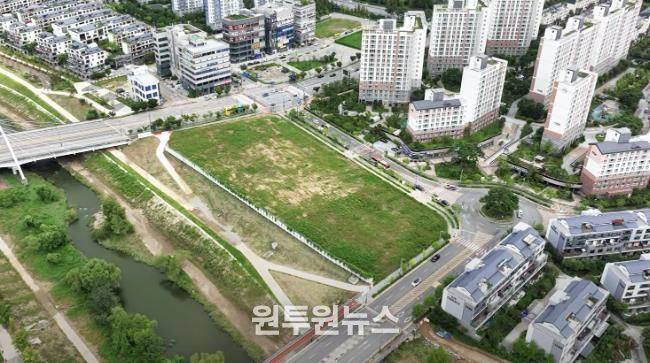 화성시립미술관 부지 항공사진