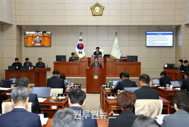 공영민 고흥군수, 시정연설에서 2026년 군정운영 방향 제시