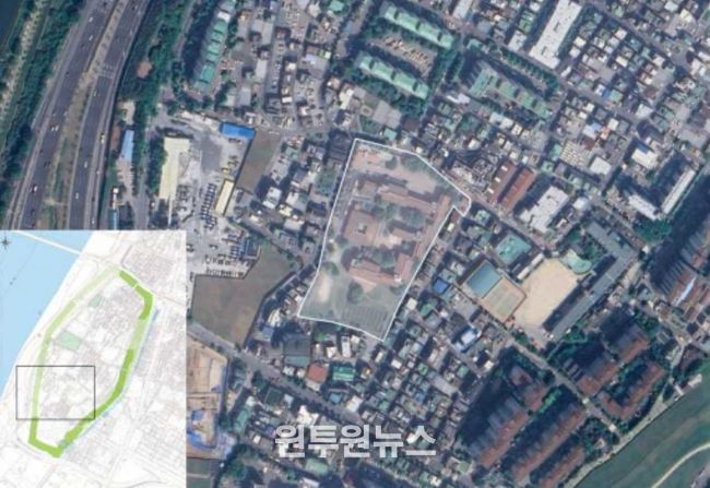 풍납동 창의마을부지 위치도