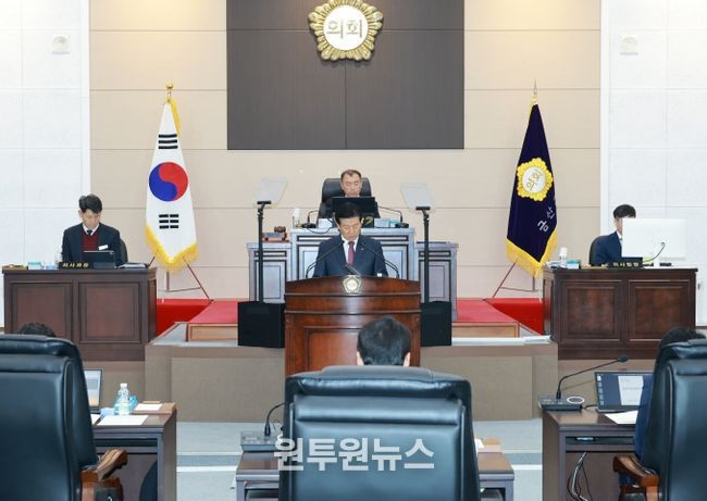 박범인 군수는 시정연설