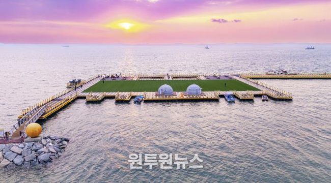 홍성 서부해안, 빛으로 물든 겨울 관광지로 변신