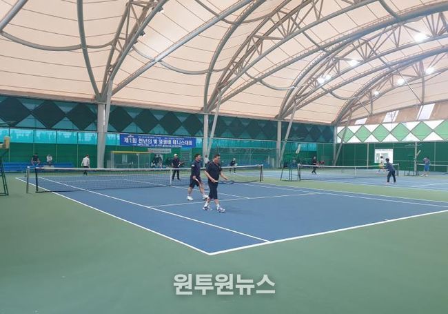 제2회 천년의 빛 영광 동호인 테니스대회 개최-24년 대회사진
