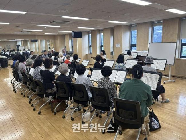 문화강좌(가곡교실) 활동 모습