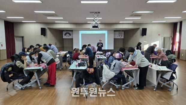 양평군종합자원봉사센터, 손 마사지 전문봉사단 역량 강화 나서