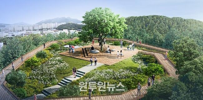 추동 숲정원 하늘마당 조감도