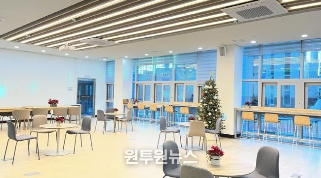 의정부시 신곡1동 주민센터, 연말 맞아 '따뜻한 겨울 정원'으로 변신