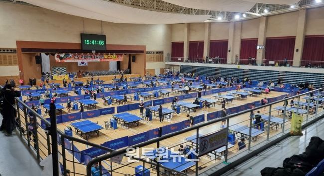 고성군, 제7회 고성 고룡이배 경남오픈 탁구대회