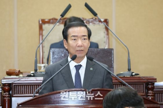 구인모 거창군수, 군의회 시정연설로 2026년 군정 방향 밝혀