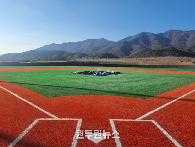 증평생활야구장, 한 단계 업그레이드.