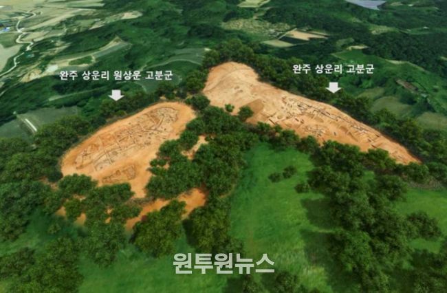 완주 상운리 원상운 고분군, 상운리 고분군 3차원 입체화(3D 모델링)