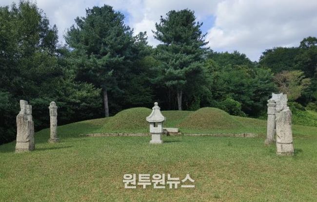 심봉원 묘 전경