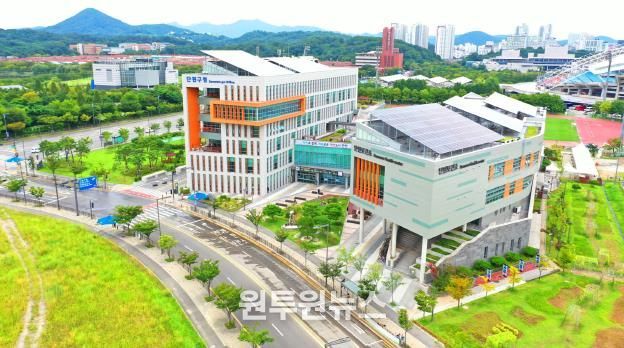 안산시 단원구청 전경.