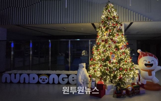 평창올림픽플라자 대형 크리스마스 트리
