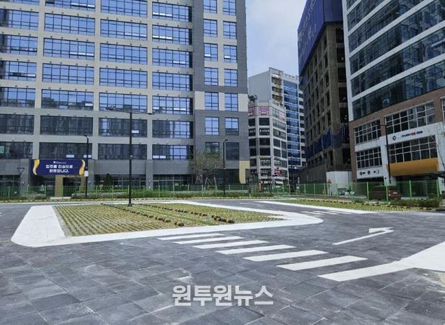 친환경 주차장으로 조성된 토당 제1공영주차장