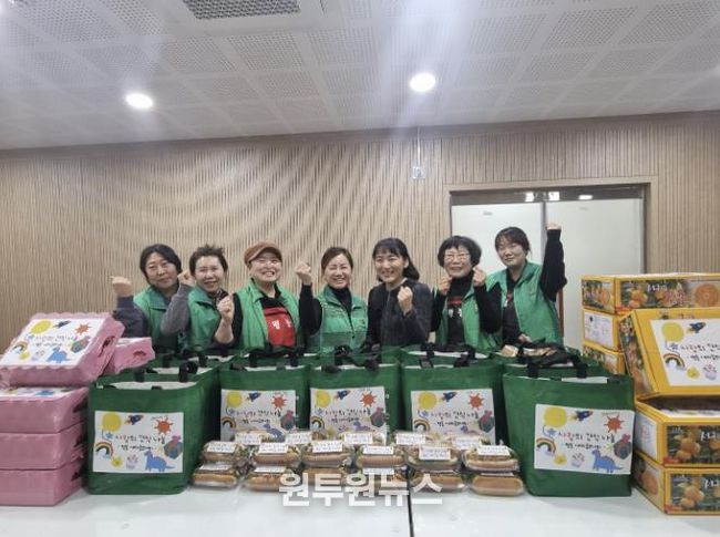 수원시 권선구 평동 새마을부녀회, 간식 나눔으로 지역 어린이에게 사랑 전달