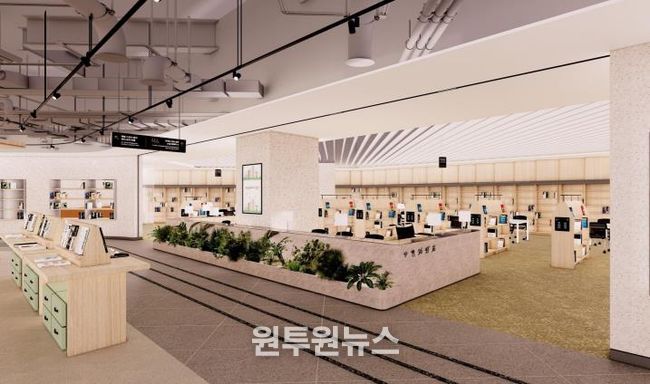 여의도 브라이튼 도서관 조성안(집중존)