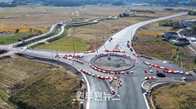 화력발전소 우회도로 개설 안전한 교통
