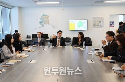 돈 영 알래스카 항만(구 앵커리지 항만) 시찰